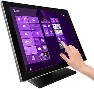 19 Inch Pro Capacitive LED Backlit Multi-Touch HDMI Monitor, 4:3 Display 1280 x 1024, True Flat Seamless Design Touchscreen, Great for Office, POS, Retail, Restaurant, Bar, Gym, Warehouse