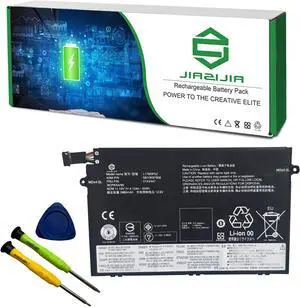 JIAZIJIA 01AV447 L17M3P52 SB10K97608 Laptop Battery Replacement for Lenovo ThinkPad E480 E485 E495 E580 E585 E490 E590 E595 E14 E15 Series 01AV445 L17L3P51 01AV448 L17C3P51 01AV446 L17M3P51 11.1V 45Wh