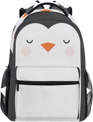 Lovely Penguin School Backpack Penguin Bookbag for Boys Girls Elementary School Casual Travel Bag Computer Laptop Daypack