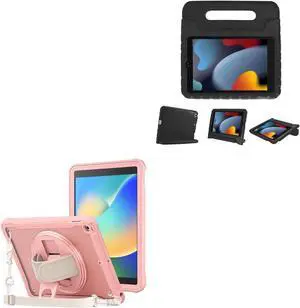 ProCase Kids Case Bundle with Rugged Case for iPad 9th/8th/7th Generation 10.2 inch 2021/2020/2019