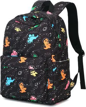 Xunteny Dinosaur Backpack for Girls Women Teens, School Backpack College Bookbags Ladies Laptop Backpacks