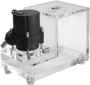 PC Water , Full Transparent Integrated 600ML CPU Cooled Acrylic Water Cooling Computer Pump 600L/H 4 Meter Head