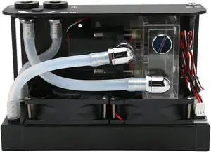 Water Cooling Pump, 600L H Fan Fan Computer CPU Cooling Pump,G1 4 Thread D Port 4Pin Mute Water Cooling Pump,CPU Liquid Cooler for Desktop Computer