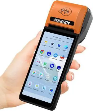 PDA POS Receipt Printer 58mm Thermal Printer with Android12 OS 5.5" inch Touch Screen.Scan 2D/QR barcodes. Support 4G:FDD-LTE,TD-LTE 3G: WCDMA 2G: GSM,GPRS Hot spot Bluetooth 3GB Ram +16GB ROM