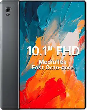 HAOVM 10-inch Android Tablets,1920x1200 IPS Full HD Display, MTK Octa-Core Processor, 64GB Storage, 1TB Expandable,6000mAh Battery,2.4/5G WiFi Tableta, Dual Camera, Face ID Unlock,GPS