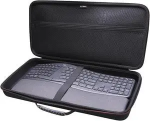LTGEM Case Compatible with Logitech Ergo K860 Wireless Ergonomic QWERTY Keyboard(Inside: 19.5"x9.4"x1.6"), Case Only