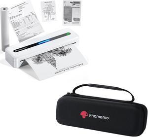 Phomemo M832 Portable Printer & M832 Case, Bluetooth Mobile Thermal Printer,Upgrade Inkless Printer, Compatible with Phone & Laptop