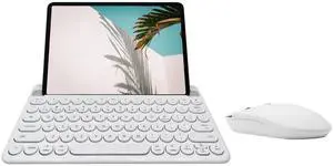Macally Compact Bluetooth Keyboard and a Comfortable Bluetooth Mouse, Office Essentials