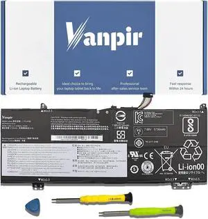 VANPIR L17C4PB0 Laptop Battery, 7.68V 45Wh 5928mAh Compatible with Lenovo Flex 6-14IKB 14ARR 530S-14ARR 530S-14IKB 530S-15IKB Series Notebook L17M4PB0 L17C4PB2 L17M4PB2 5B10Q16066 5B10Q16067