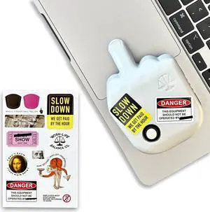 Laptop Trackpad Jiggler -AA Battery Lasts 6 Months -Undetectable -Cordless Mouse Jiggler -Does Not Work on DeII -Keeps Touchpad Active, Laptop Awake -Mechanical Mouse Mover -ON/Off Switch (Gray)