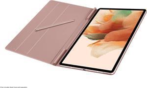 SAMSUNG Galaxy Tab S7 FE Book Cover, Protective Tablet Case w/ 2 Viewing Angles, Magnetic Design, S Pen Holder, Slim, Lightweight, US Version, Mystic Pink