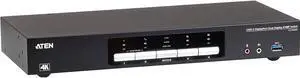 ATEN CS1944DP 4-Port USB 3.0 4K DisplayPort Dual Display KVMP Switch-TAA Compliant