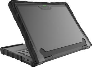 Gumdrop DropTech Hard Shell Laptop Case Fits HP Pro x360 Fortis 11 inch G9 | G10 | G11 Chromebook (2in1) Rugged Drop Tested Shockproof Reliable Device Protection for Office Travel and Business - Black
