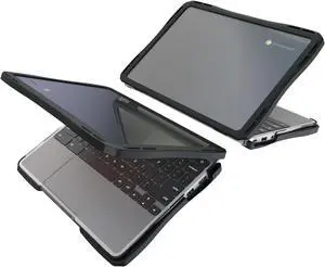 Air Hard Shell Case for Dell Chromebook 3120/3110 / 3100 2-in-1 & Clamshell, Student-Proof K-12 Clear Hard Case, Fits Charging Carts (1-Pack)