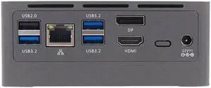 suevery Mini PC Intel 12th Gen Alder Lake N100(up to 3.4GHz) 8GB DDR4 RAM M.2 256GB Nvme SSD, Desktop Computer Support 4K TV Dual Display Business