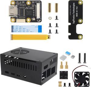 Geekworm X630 V1.5 Hdmi to CSI-2 Module+X630-C1 Metal Case for Raspberry Pi 4, Hdmi Input Bridge TC358743 Supports up to 1080p/25Fps