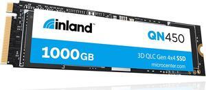 INLAND QN450 SSD 1000GB M.2 2280 NVMe SSD- PCIe 4.0 Gen4x4, Up to 5,000 MB/s - Internal Solid State Drive -1TB