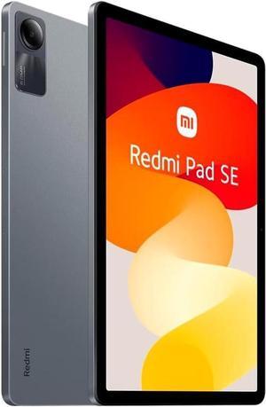 Xiaomi Redmi Pad SE Only WiFi 11" Octa Core 4 Speakers Global ROM Dolby Atmos 8000mAh Bluetooth 5.3 8MP + (33w Dual USB Fast Car Charger Bundle) (Graphite Gray Global ROM, 256GB + 8GB)