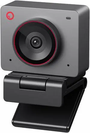 OBSBOT Meet 2-4K Webcam for PC with 1/2" Sensor, AI Framing & Autofocus, Beauty Mode, Lightweight, Gesture Control, HDR, Dual Microphone, 60 FPS, Web Cam for Streaming, Meeting, Gaming. (Space Grey) OBSBOT Meet 2-4K Webcam for PC with 1/2" Sensor, AI Framing & Autofocus, Beauty Mode, Lightweight, Gesture Control, HDR, Dual Microphone, 60 FPS, Web Cam for Streaming, Meeting, Gaming. (Space Grey)