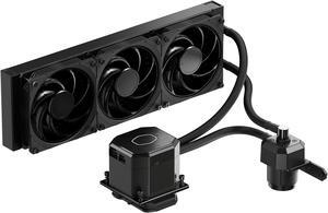 Cooler Master MasterLiquid ML360 SUB-Zero CPU Liquid Cooler - TEC AIO Water Cooling System with Intel(r) Cryo Cooling Technology (LGA 1200) Water Block, Enhanced Pump, 360mm Radiator with SF120R Fans