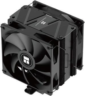 Thermalright Burst Assassin 120 EVO Dark CPU Air Cooler Brushed Black Top, 6 Heat Pipes with PWM Quiet Fan CPU Cooler, for AM4 AM5/Intel 1851/1700/1150/1151/1200, PC Cooler(BA120 EVO Dark)