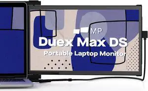 Duex Max DS New Mobile Pixels Portable Monitor (2025 Upgraded), 14.1" Full HD IPS Laptop Screen Extender, USB C/HDMI Powered Plug and Play,Windows/Mac/Android Compatible