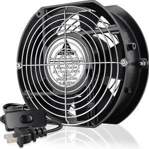 GDSTIME Axial Fan 17251, 110V 120V AC 172mm x 150mm x 51mm Dual Ball Bearing High Speed for DIY Cooling Ventilation Exhaust Projects