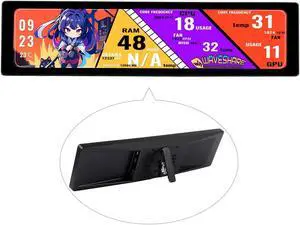Waveshare 11.9inch IPS Display, Compatible with Raspberry Pi 5/4B/3B+/3A+/2B/Zero 2W CM3+/4, 5-Point Touch,Driver Free,Dual-Track Speaker,Software Brightness Adjustment,NO Touch Function