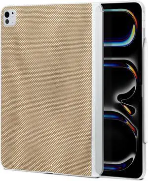 PITAKA iPad Pro 13 Inch case 2024, Magic Keyboard Compatible Case for iPad Pro M4, Support Apple Pencil Charging, Aramid Fiber Made [MagEZ Case 2 - Canyon Yellow]