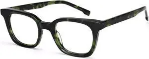 Dollger Blue Light Blocking Glasses For Woman Men Thick Frame Round Non-Prescription, pertain WorkComputer GamingTV Blue floral fragments