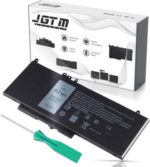 JGTM 62Wh 6MT4T Laptop Battery for Dell Latitude 14 5470 E5470 15 5570 E5570 Precision 15 3510 M3510 P62G P48F 06MT4T 7V69Y TXF9M HK6DV 79VRK K3JK9 0C1P4 07V69Y 0TXF9M 079VRK Replacement Battery 7.6V