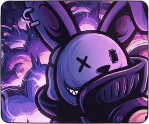 Mouse Pads EspTiger SheSheJia (480 x 400 x 4mm) Standard Size SlimFlex Base Control Double-Layer Flat Woven Fabric Cloth Large Gaming Mousepad  Purple Rabbit Bunny Design Mouse Pads EspTiger SheSheJia (480 x 400 x 4mm) Standard Size SlimFlex Base Control Double-Layer Flat Woven Fabric Cloth Large Gaming Mousepad  Purple Rabbit Bunny Design