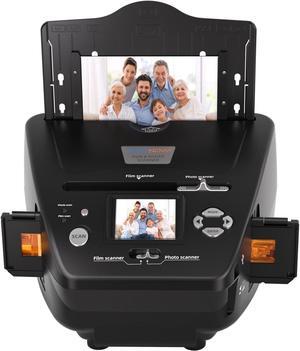 Eyesen Photo and Slide Scanner with 2.4" LCD Screen, Convert Negatives & Slides 35mm/135 Film, Photo(3R,4R,5R), Business Card to 22MP JPEG Digital Photos, 4GB SD Card Included
