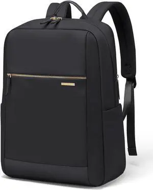 GOLF QUALITY Laptop Backpack for Women - Business Travel Anti Theft Laptop Bag Backpack Water Resistant College Computer Backpacks for Men Women Fits 15.6 Inch Notebook (Black)
