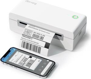 Gloryang Bluetooth Thermal Shipping Label Printer, 4X6 Inkless Label Printer for iOS, Android, Laptop, Wireless Printer for Small Business, Compatible with , UPS, Shopify, White