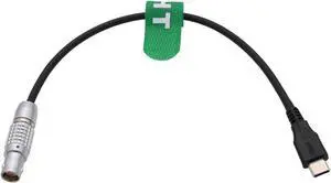HangTon USB-C Power Control Cable for DJI RS4 RS3 Pro RS2 to Video Transmitter Transmission Master Wheels, USB Type-C to 6 Pin 4+2 Female 30cm