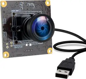 IFWATER 120fps USB Camera Module - 4K High Speed Golf Swing USB Camera with No Distortion 110 Degree Wide Angle Lens for Windows Mac OS Jetson Nano