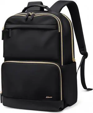 LABOMO Laptop Backpack for Women Men 16 Inch Laptop Bookbag Waterproof Bags Computer Adult Backpacks Business Daily Purse Bag with Laptop Compartment