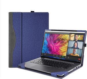 Laptop Case Cover for HP Envy x360 2-in-1 Laptop 16-ad 16z-ad 16-ac 16t-ac & for HP Zbook Firefly 16 Inch G11,Separable PU Leather Protective Bag Accessories with Thermal Vent (Dark Blue)