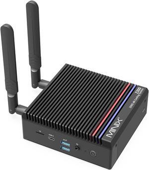 MINIX Fanless Windows 11 Pro Mini PC, Intel 12th Gen N300, NEO Z300-0dB 16GB DDR4, 512GB M.2 PCIe Gen3 x 4 SSD Micro Desktop Computer, 4K Dual Display/2.5G LAN, for Business Home Office Multi-Tasking
