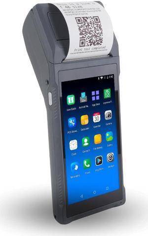 POS PDA Q2i Receipt Printer 58mm High Speed Thermal Printer with Android 11, 5.5'' Touch Screen. Handheld Mobil Point of Sale Tablet. Scan1D barcodes. Support 3G. 2 GB RAM + 16 GM ROM