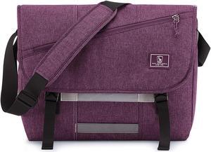 OIWAS Messenger Bag for Women, 17 Inch Laptop Crossbody Bags Men Casual Satchel Shoulder Bag College Travel Office Briefcase