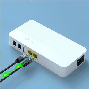 RGTTOTG POE Mini UPS 8000mah POE Output 24V Gateway Landline DC12V9V5V Router WiFi Home Battery Backup Mini UPS Uninterruptible Power Supply for routers, modems, and Security Cameras