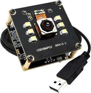 ELP 48MP Autofocus USB Camera with Day & Night Vision - Webcam for Computer & Laser Engraver - Fast Focus - UVC USB2.0