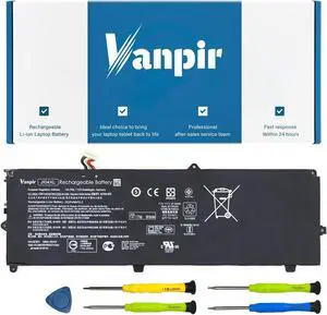 VANPIR JI04XL 901247-855 901307-541 Laptop Battery Compatible with Hp Elite X2 1012 G2 Notebook for HP Elite X2 1012 G2-1LV76EA Notebook HSTNN-UB7E JI04047XL 2ICP4/66/72-2 7.7V 47.04Wh 6110mAh