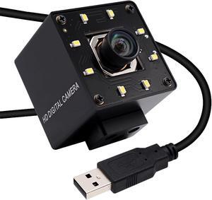 SVPRO Webcam 4K Autofocus USB Camera 30fps UHD Computer Camera with Light,100 Degree Wide Angle Streaming Camera,Plug & Play Web Cam for Industrial Vision,Online Class,Video Conference,Support OTG