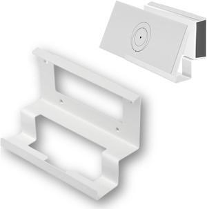 Tesha White Starlink Gen 3 Router Wall Mount, Metal Rack with Installation Accessory for Gen3 Router & Power Supply, 2 in 1 Bracket for Rv, Boat, Office and Home Space Saving