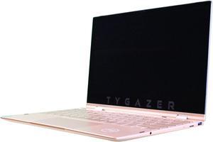 Emerald Computers i5-8250U, 8GB RAM and 256GB SSD, 13.3 Inches Tygazer Thin Touch Screen Laptop and Backlit Keyboard - Rose Gold