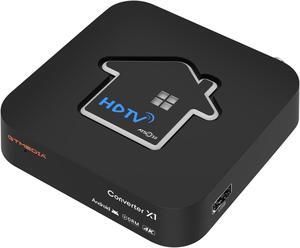 XYTEC HDTV Converter X1 Box with ATSC3.0 DRM, 4K UHD Streaming, D0lby AC4, Built-in WiFi & Bluetooth 5.0, DVR Recording