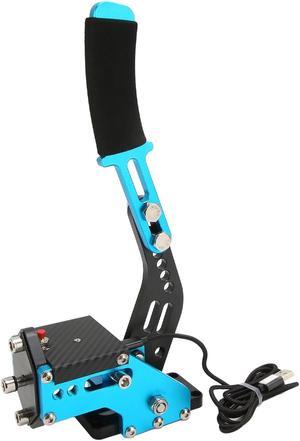 Yunseity 64 Bit USB Handbrake, Progressive Sim Racing Game Handbrake fo ONE, for Series S X, PC, Hall Effect Accuracy Technology, Non touch Switch, 95% Metal, Easy Install (Blue)